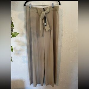 Elie Tahari Trouser Elegant Tan Women's Pants